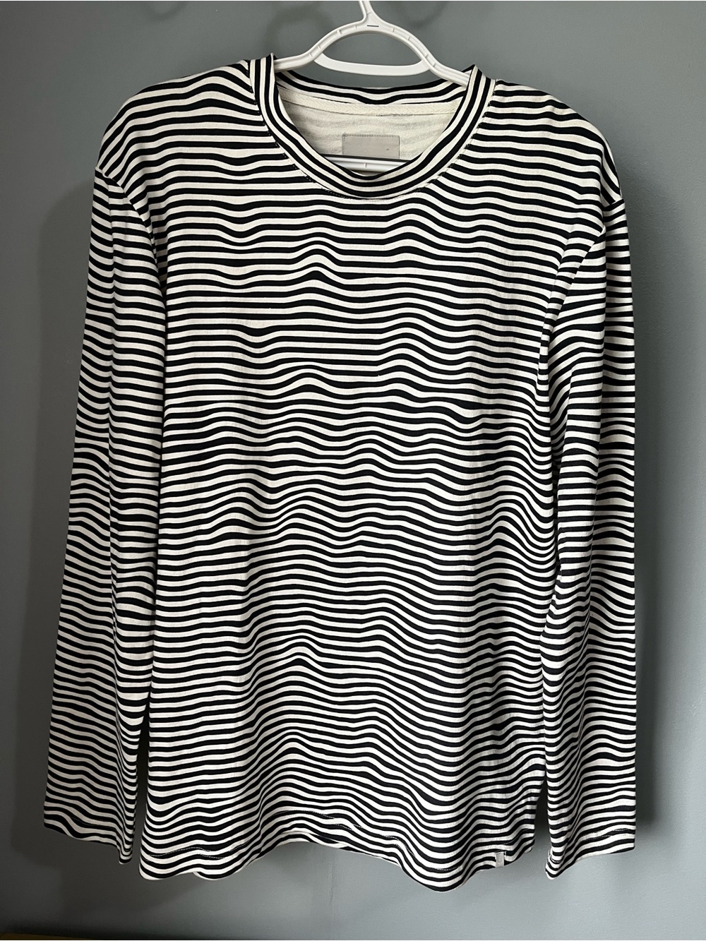 BNWT Minimum Navy and White Striped Long Sleeve Tee